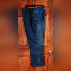 blue jeans with studs